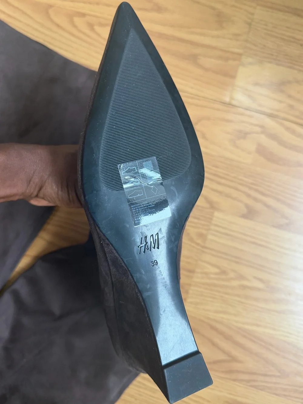 OTK Wedge Boots